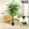 Primrue Artificial Ficus Tree for Office Home, Living Room, Patio Wayfair